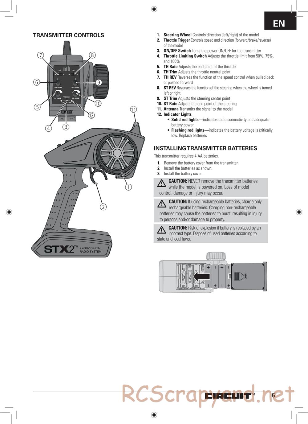 ECX - Circuit 2WD - Manual - Page 5