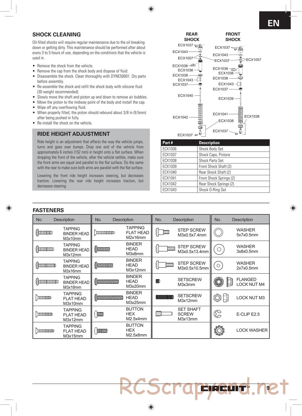 ECX - Circuit 2WD - Manual - Page 9