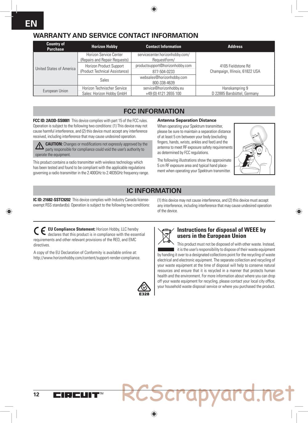 ECX - Circuit 2WD - Manual - Page 12