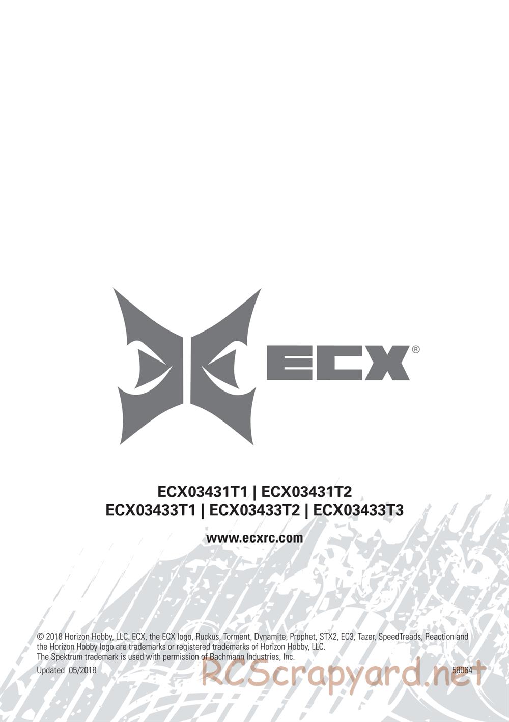 ECX - Torment 2WD - Manual - Page 18