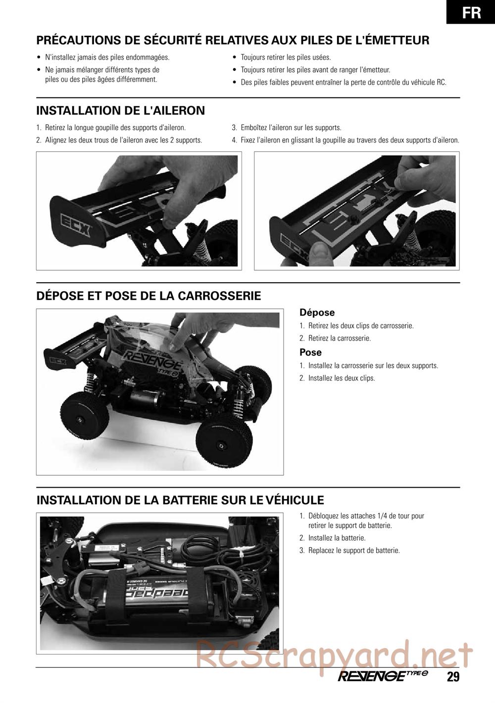 ECX - Revenge Type-E 4WD - Manual - Page 29