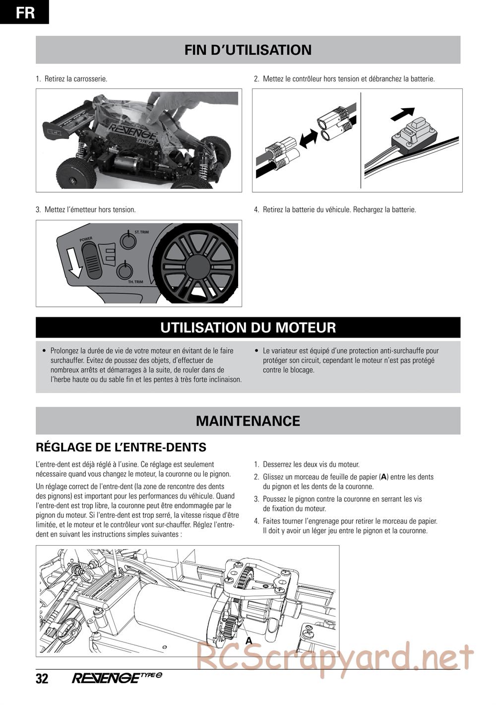 ECX - Revenge Type-E 4WD - Manual - Page 32