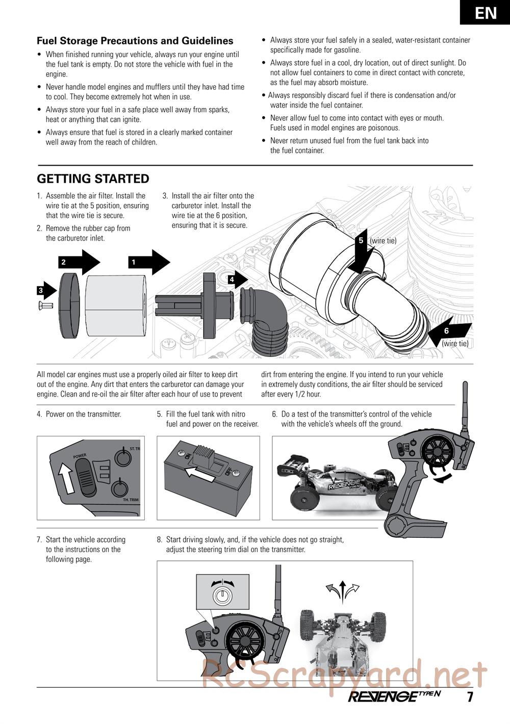 ECX - Revenge Type-N 4WD - Manual - Page 7