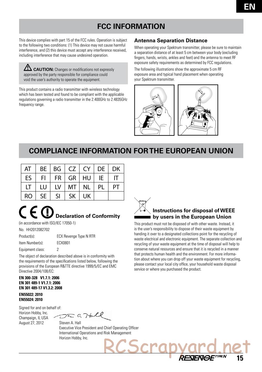 ECX - Revenge Type-N 4WD - Manual - Page 15