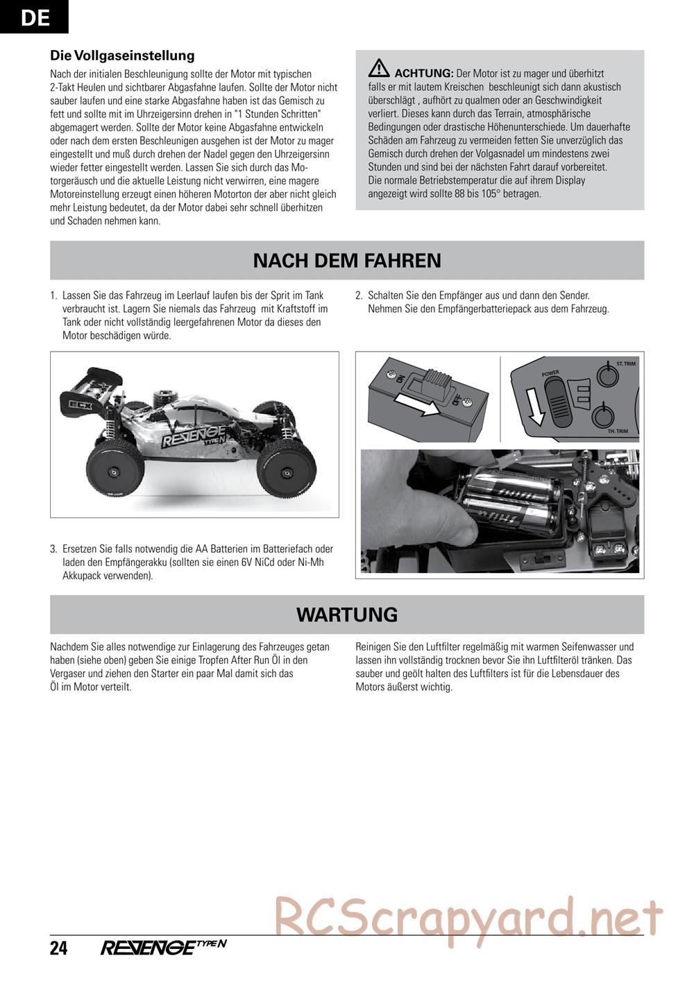 ECX - Revenge Type-N 4WD - Manual - Page 24