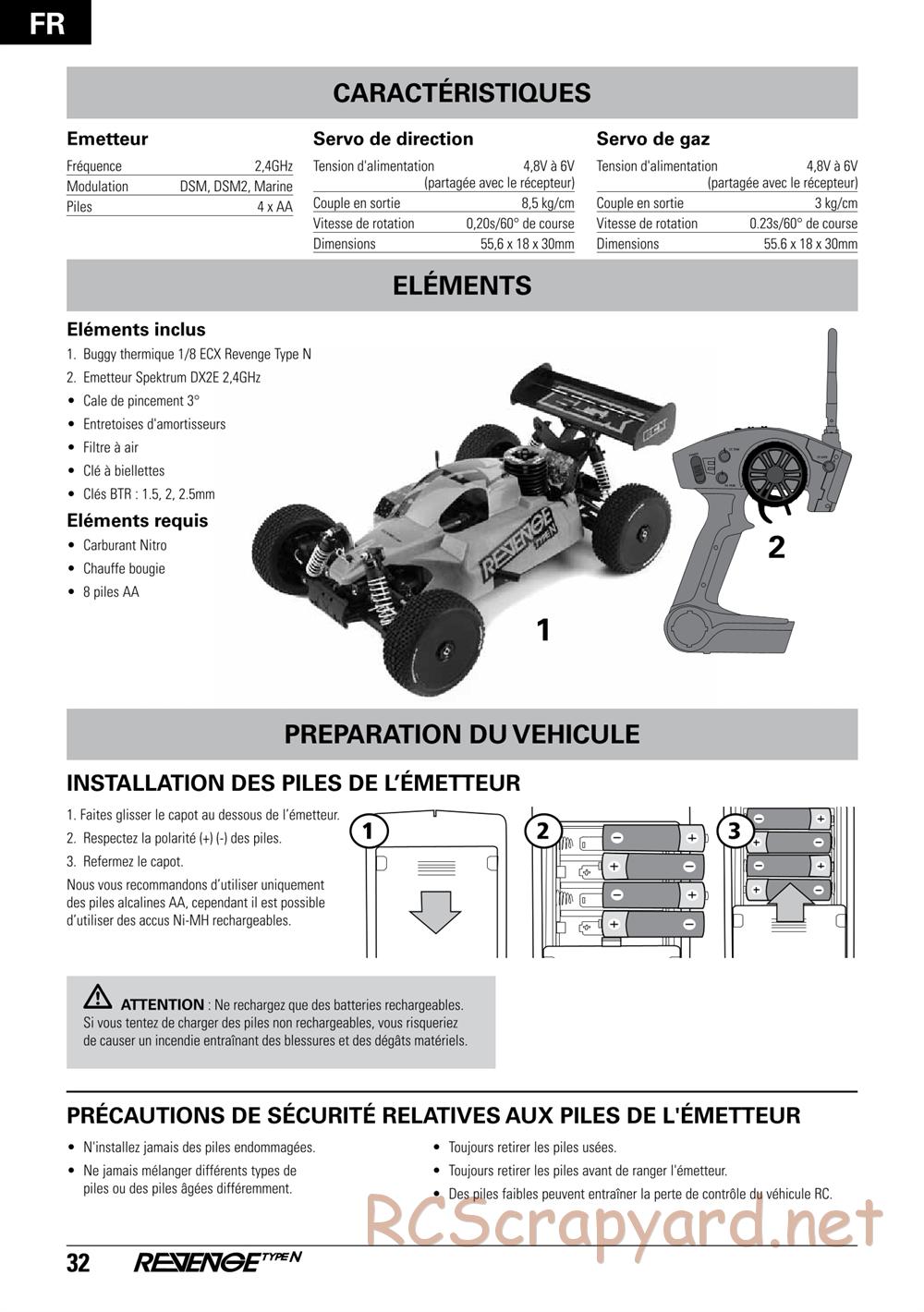 ECX - Revenge Type-N 4WD - Manual - Page 32