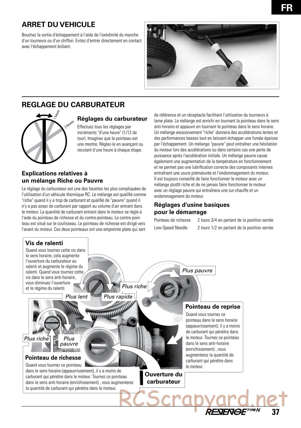 ECX - Revenge Type-N 4WD - Manual - Page 37