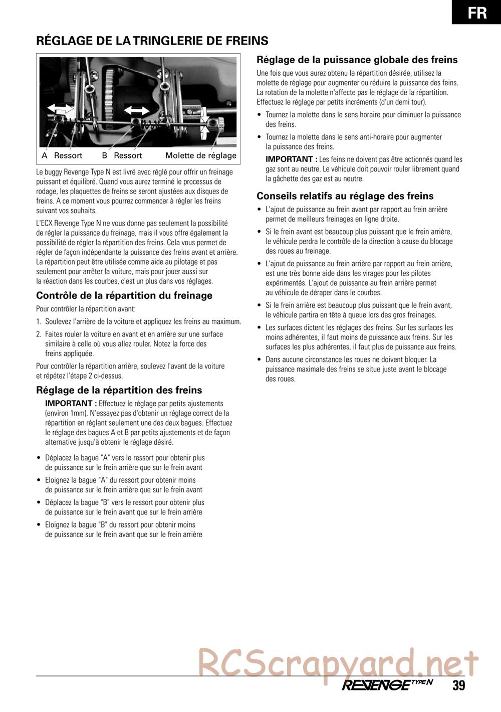 ECX - Revenge Type-N 4WD - Manual - Page 39