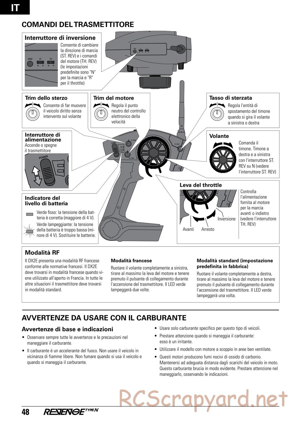 ECX - Revenge Type-N 4WD - Manual - Page 48
