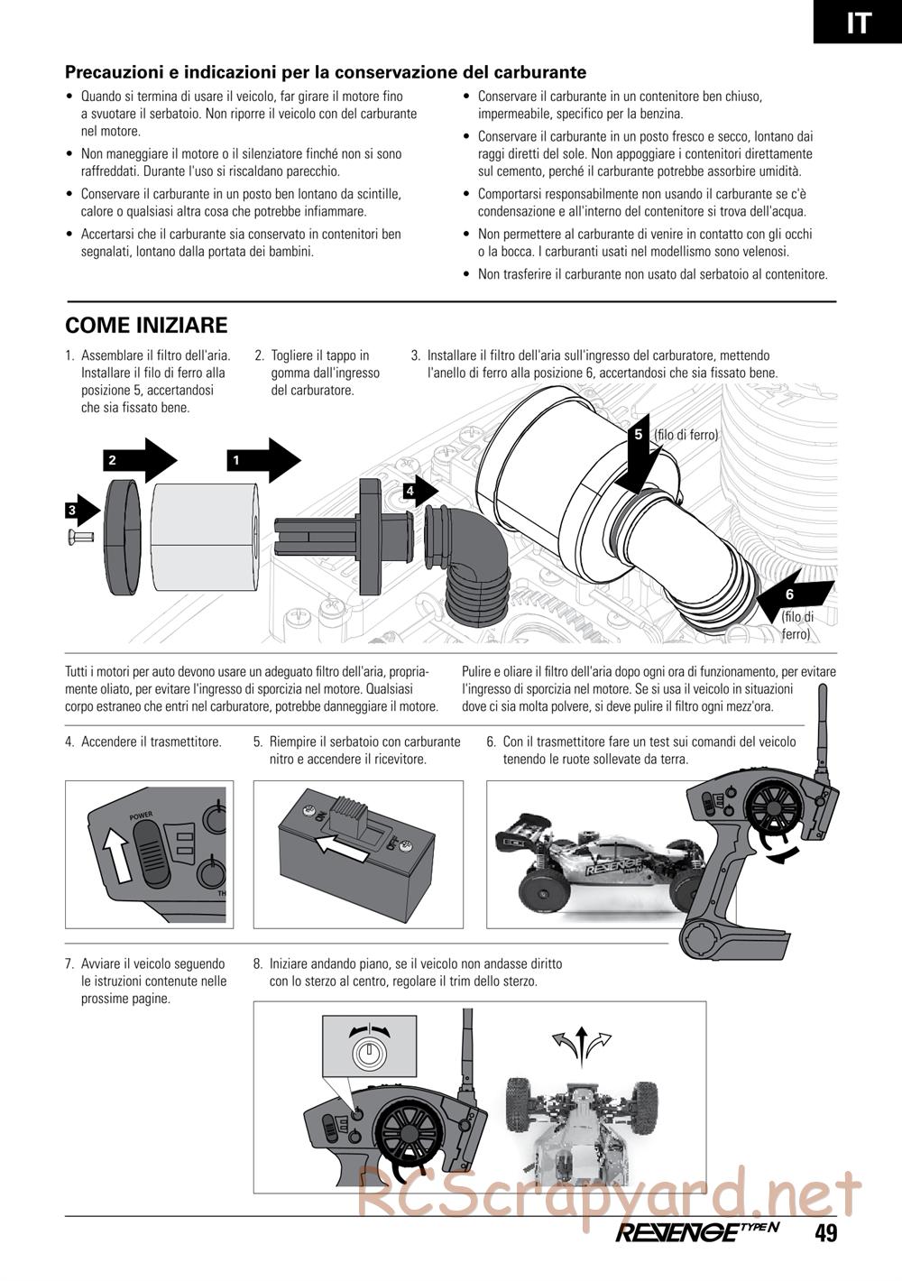 ECX - Revenge Type-N 4WD - Manual - Page 49