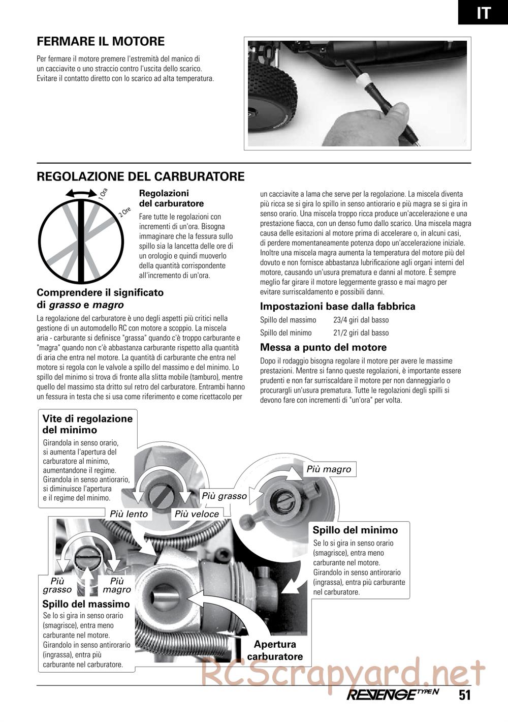 ECX - Revenge Type-N 4WD - Manual - Page 51