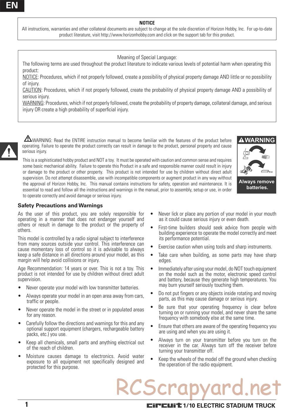 ECX - Circuit 2WD - Manual - Page 3