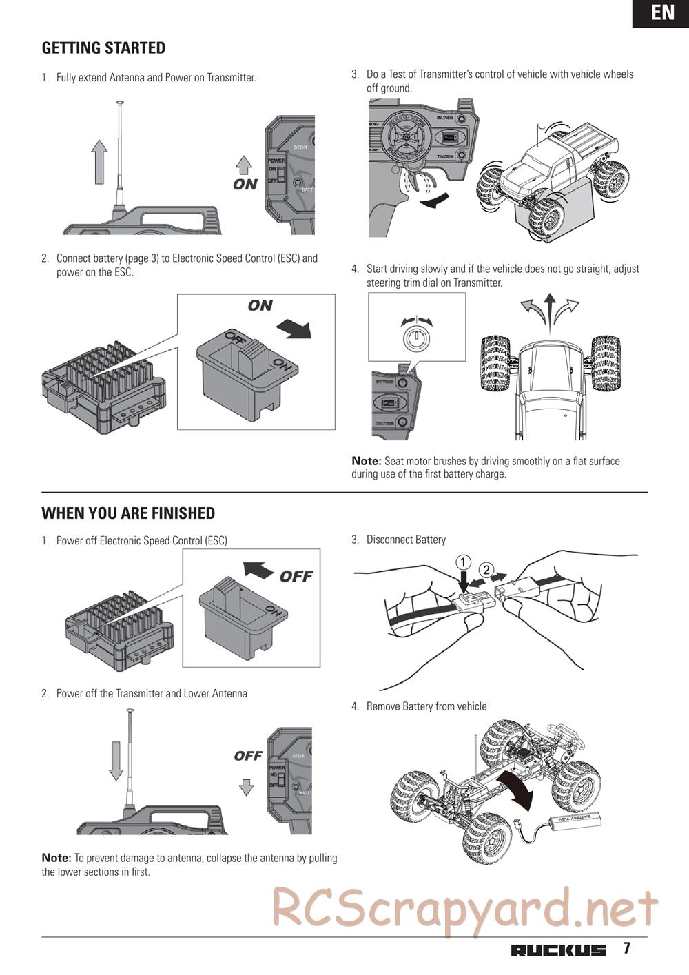 ECX - Ruckus 2WD - Manual - Page 7