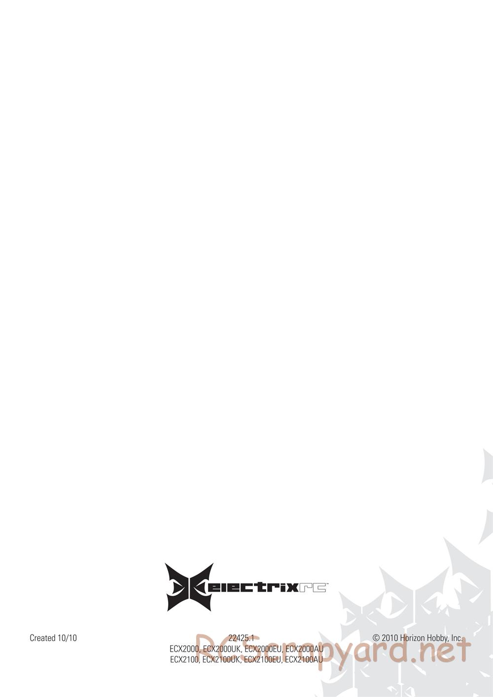 ECX - Ruckus 2WD - Manual - Page 15