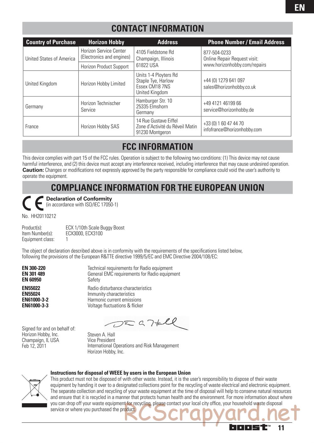 ECX - Boost 2WD - Manual - Page 11