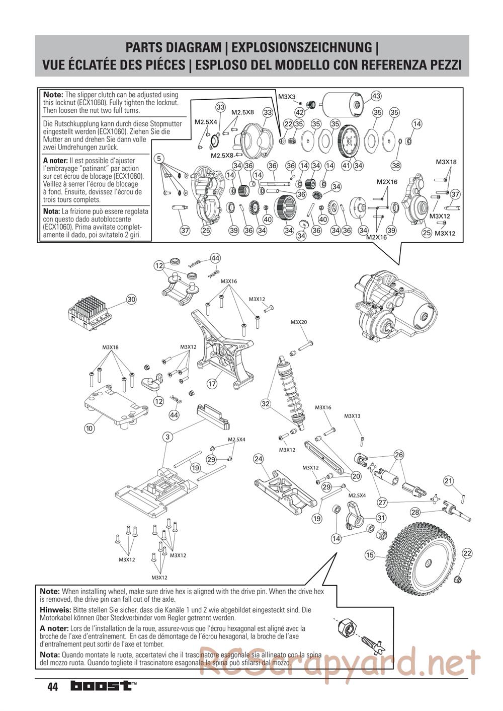 ECX - Boost 2WD - Manual - Page 14
