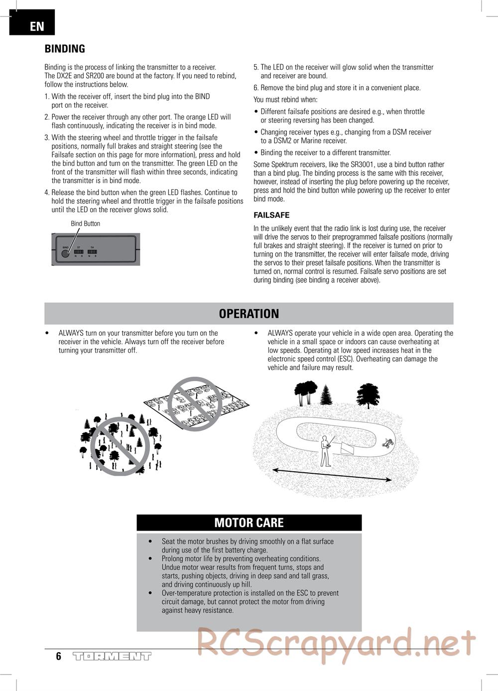ECX - Torment 2WD - Manual - Page 6