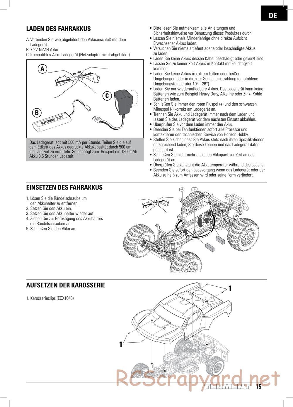 ECX - Torment 2WD - Manual - Page 15