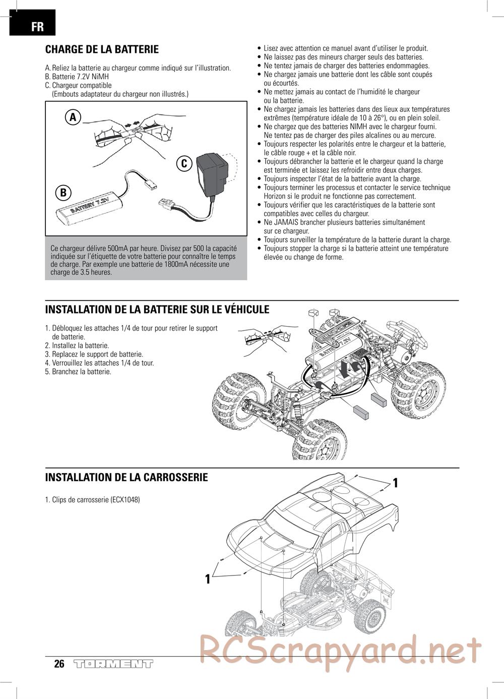 ECX - Torment 2WD - Manual - Page 26
