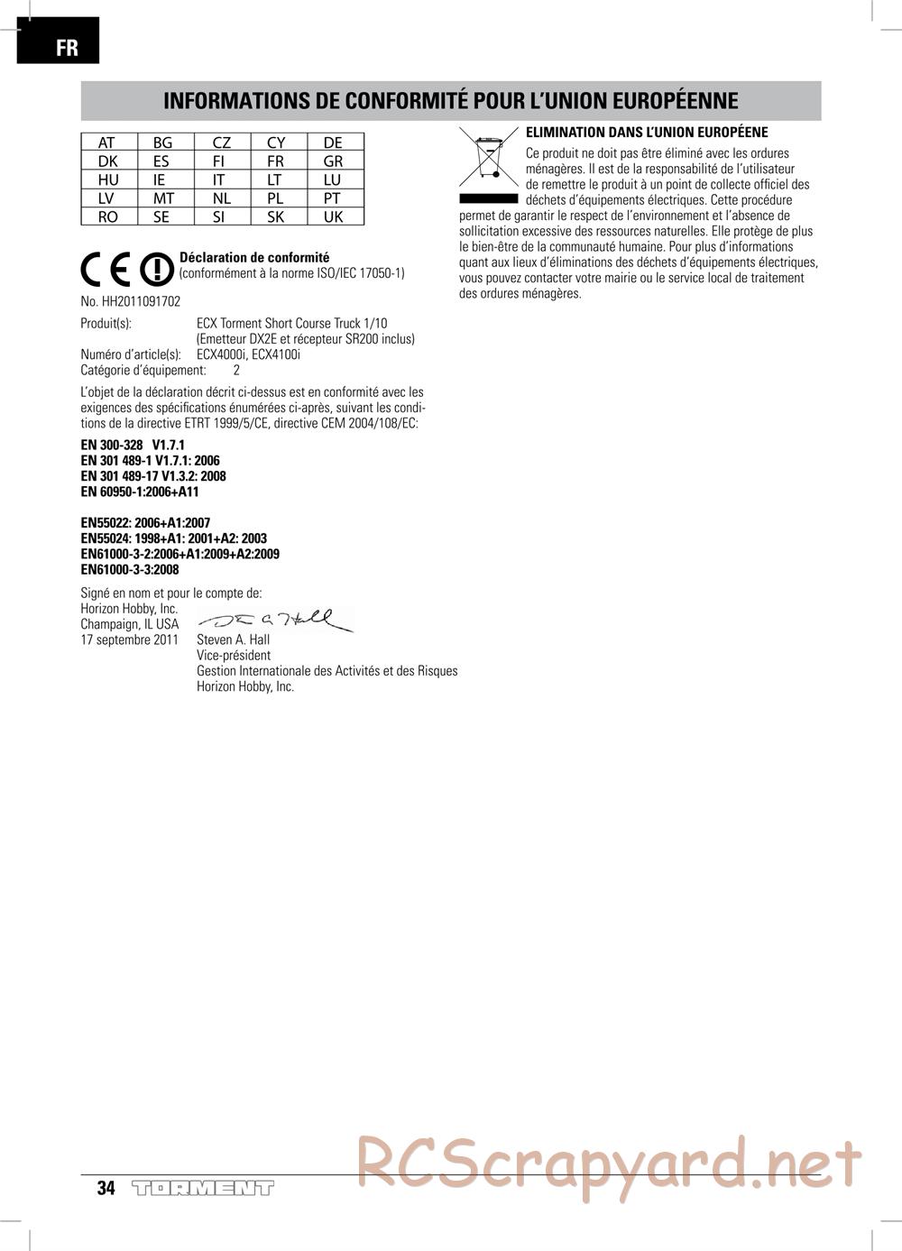 ECX - Torment 2WD - Manual - Page 34
