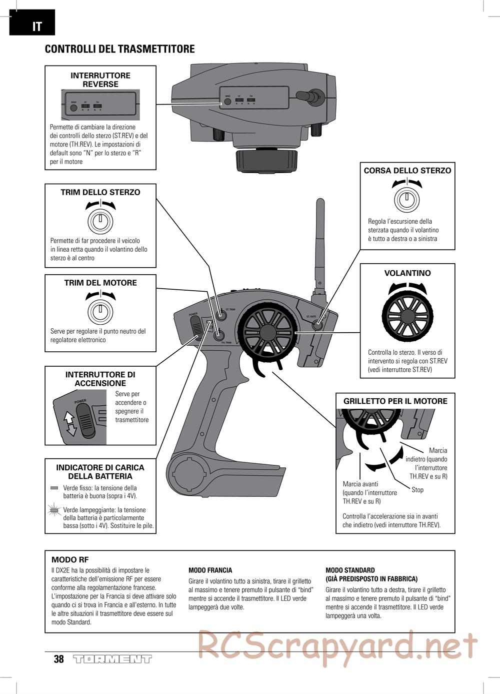 ECX - Torment 2WD - Manual - Page 38