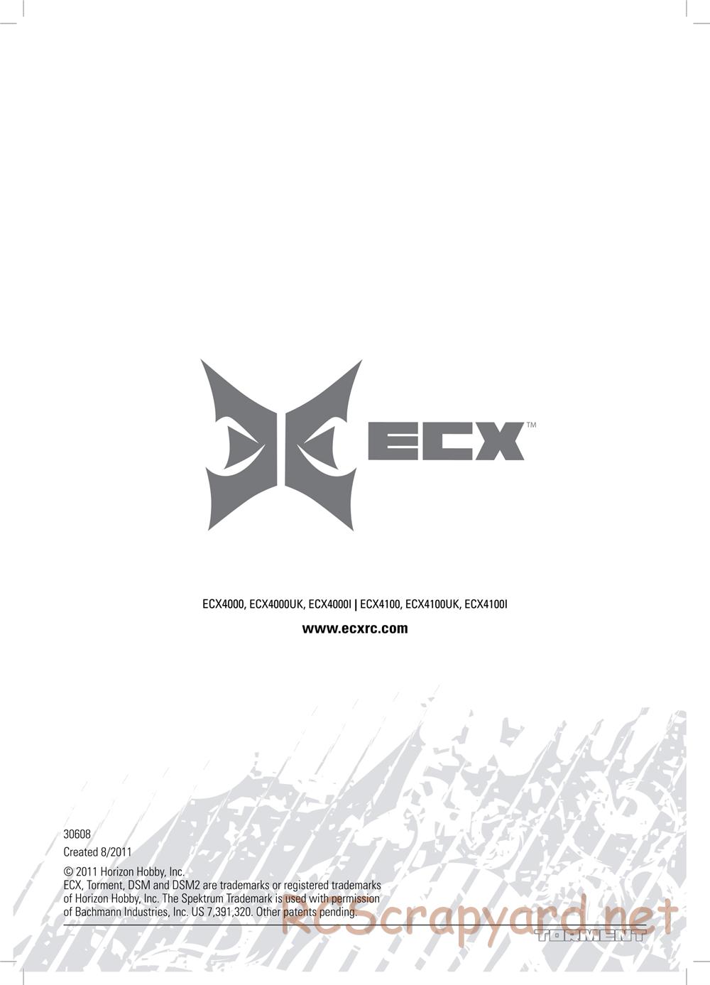 ECX - Torment 2WD - Manual - Page 49