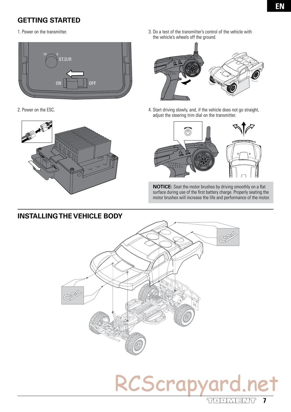 ECX - Torment 2WD - Manual - Page 7