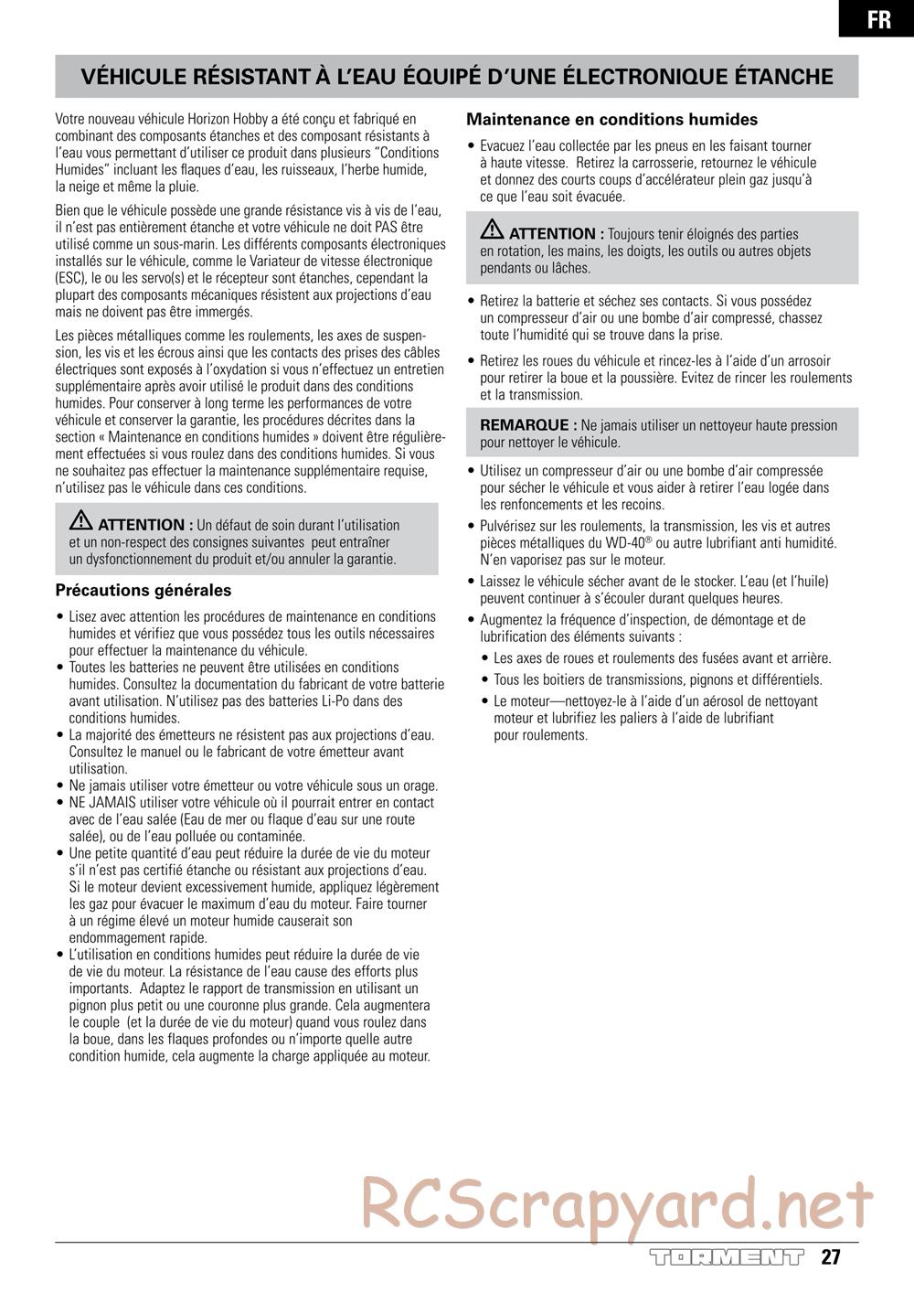 ECX - Torment 2WD - Manual - Page 27