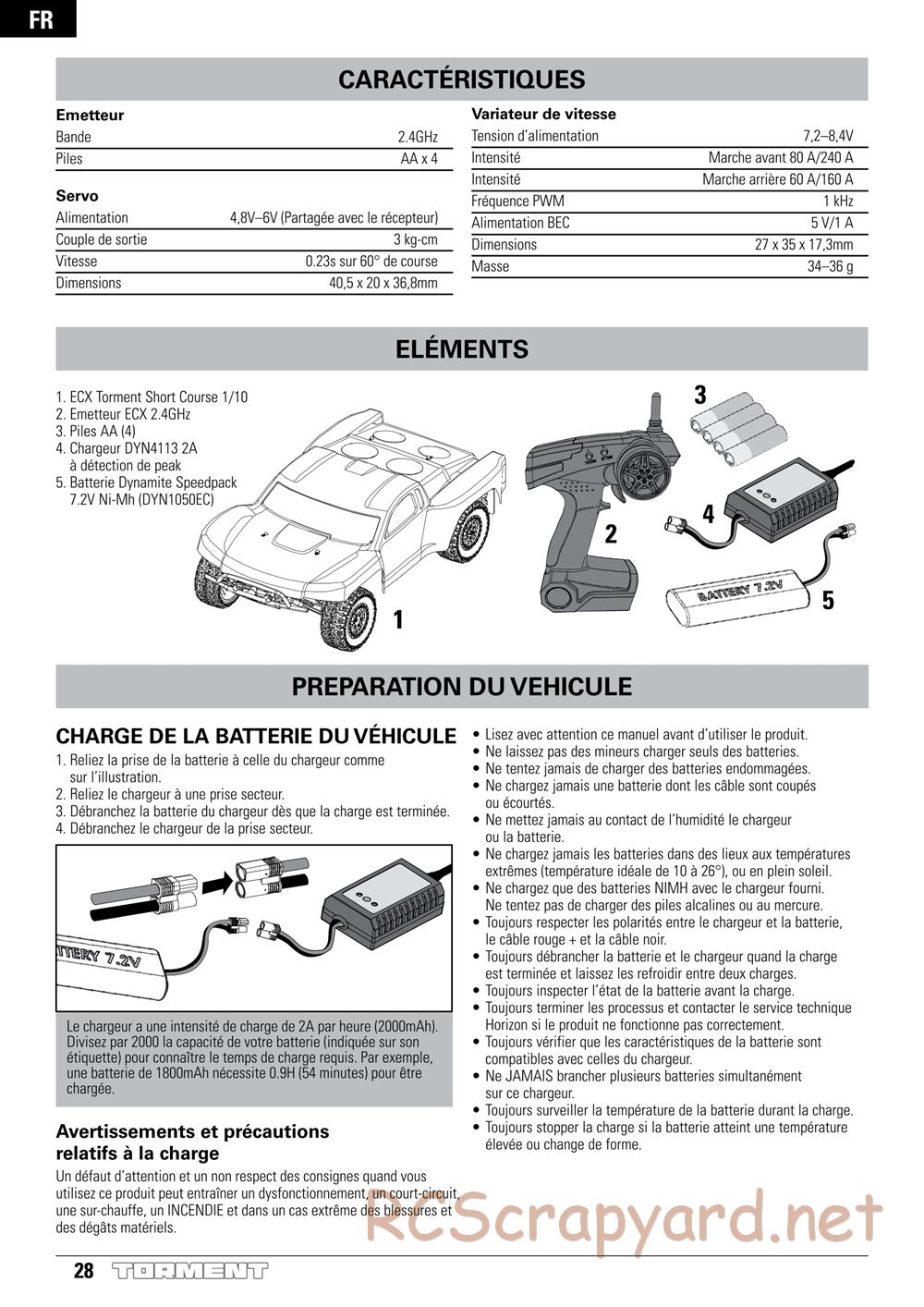 ECX - Torment 2WD - Manual - Page 28