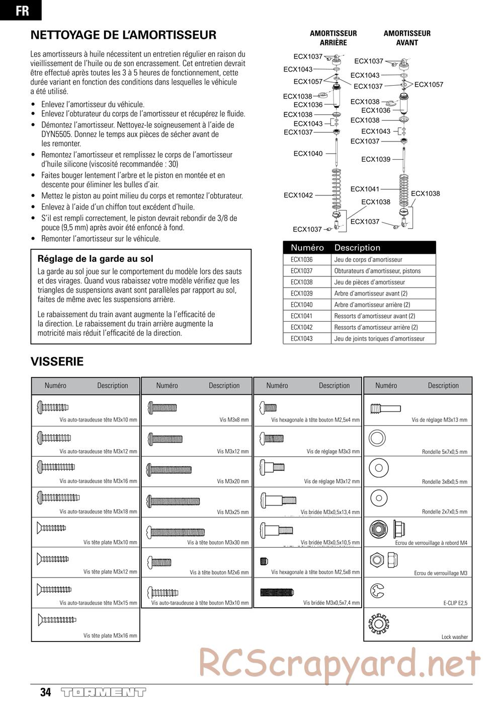 ECX - Torment 2WD - Manual - Page 34