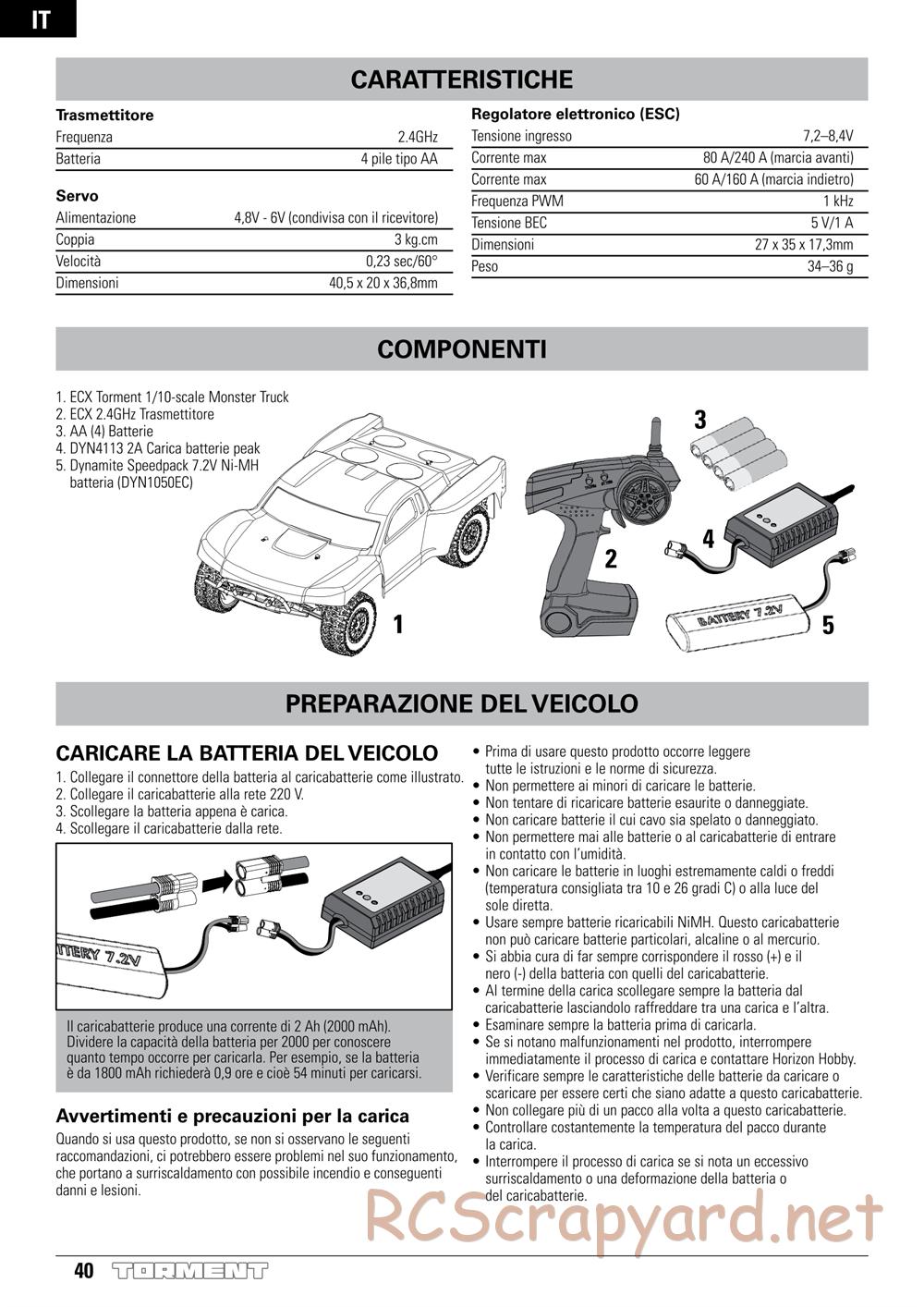 ECX - Torment 2WD - Manual - Page 40