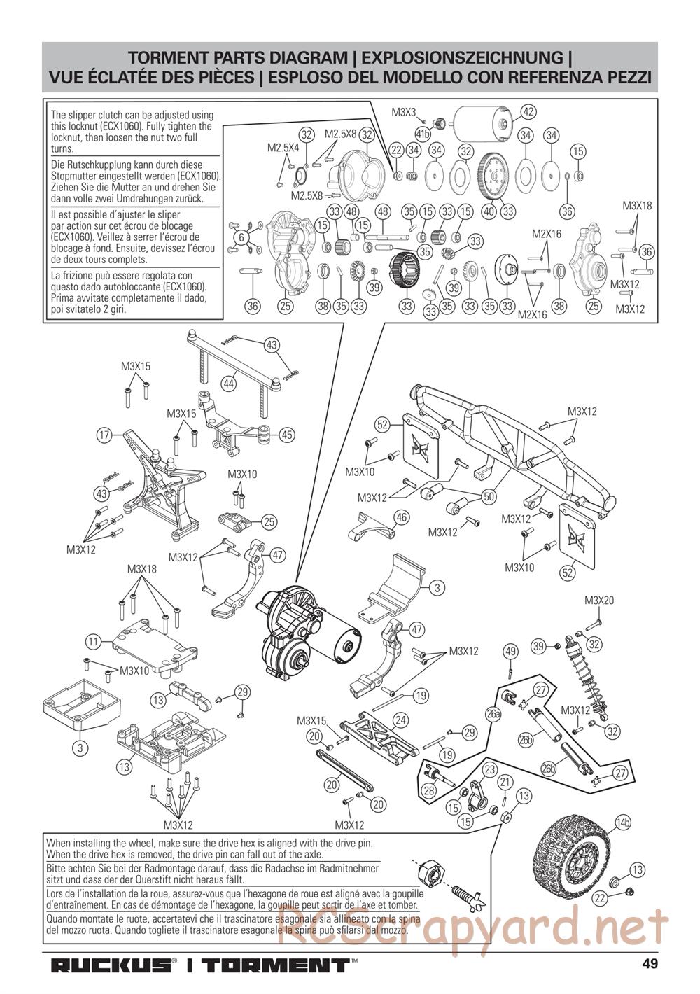 ECX - Torment 2WD 1:10 - Manual - Page 15