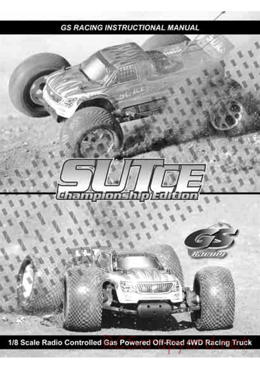 GS-Racing - SUT-CE - Manual - Page 1
