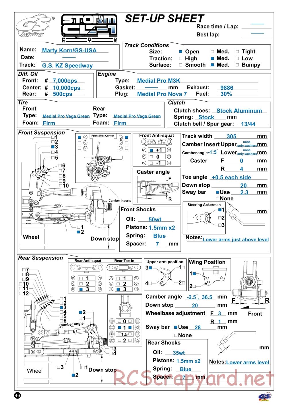 GS-Racing - Storm CL-1 Pro - Manual - Page 40