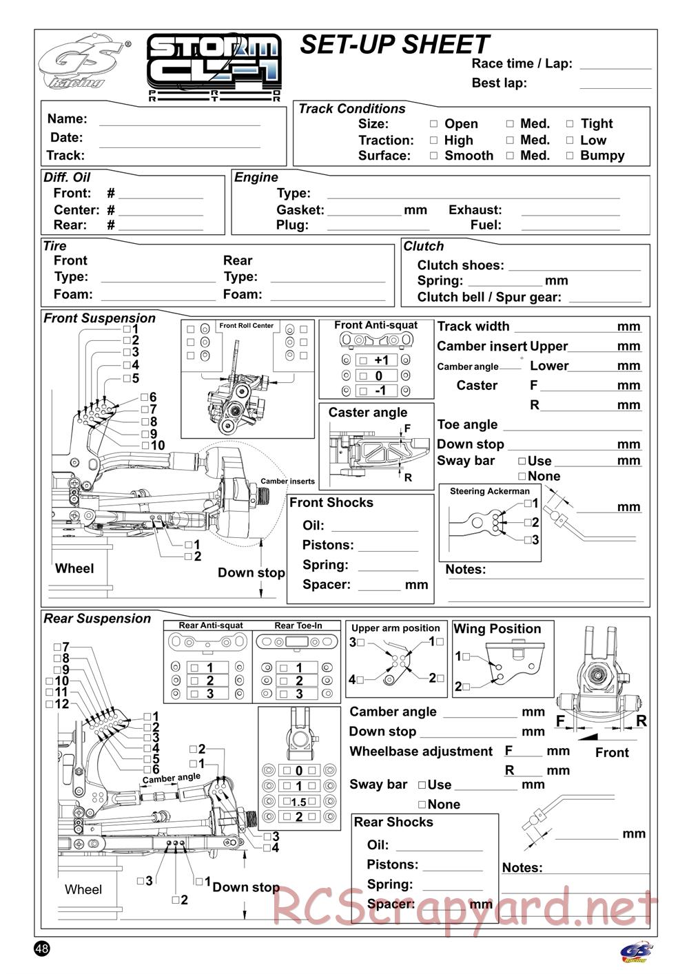 GS-Racing - Storm CL-1 Pro - Manual - Page 42