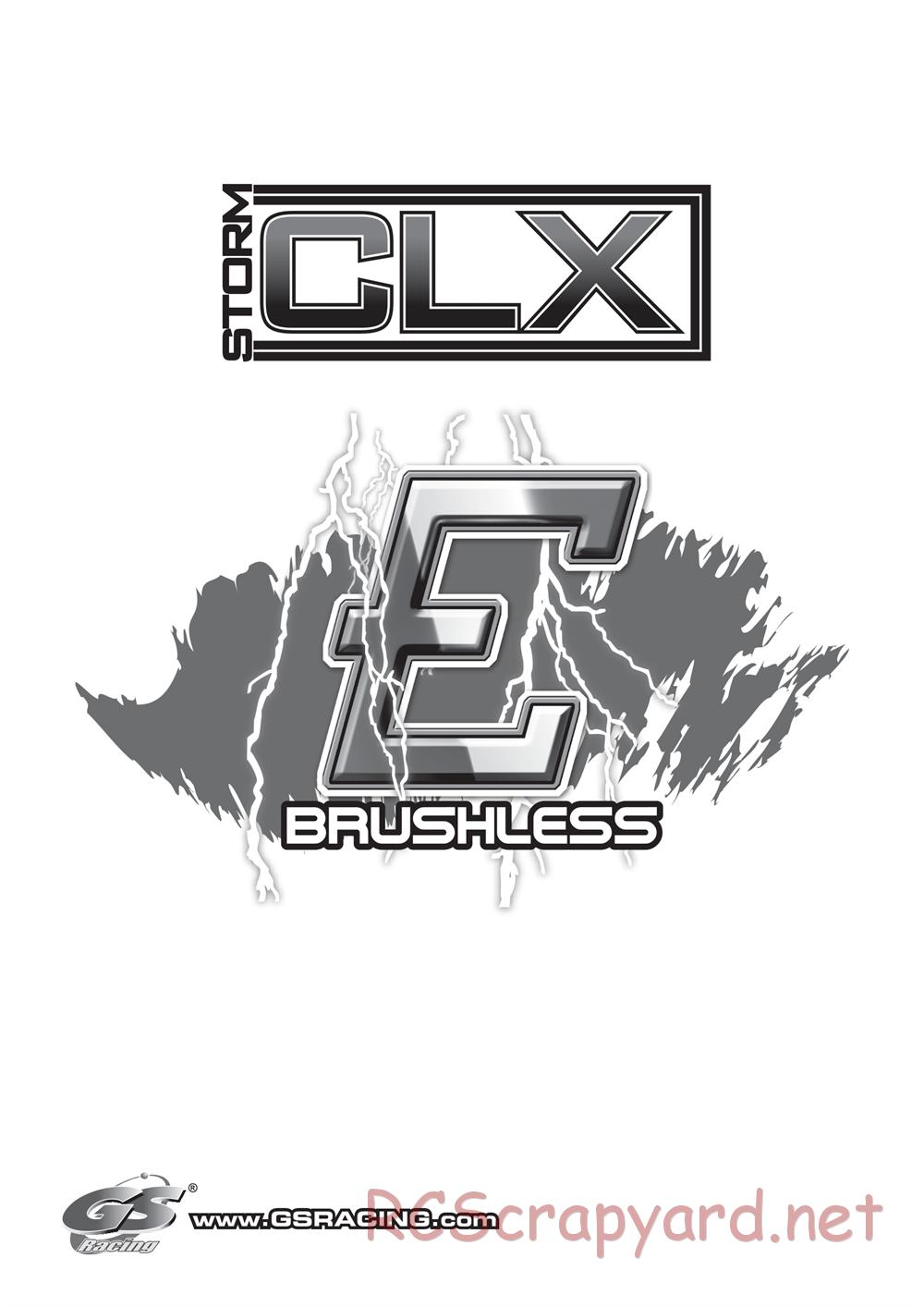 GS-Racing - Storm CLXE Conversion Kit - Manual - Page 1