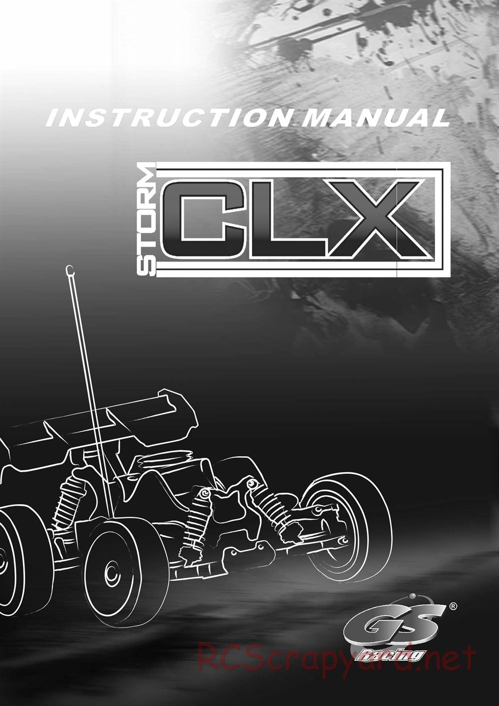 GS-Racing - Storm CLX - Manual - Page 1