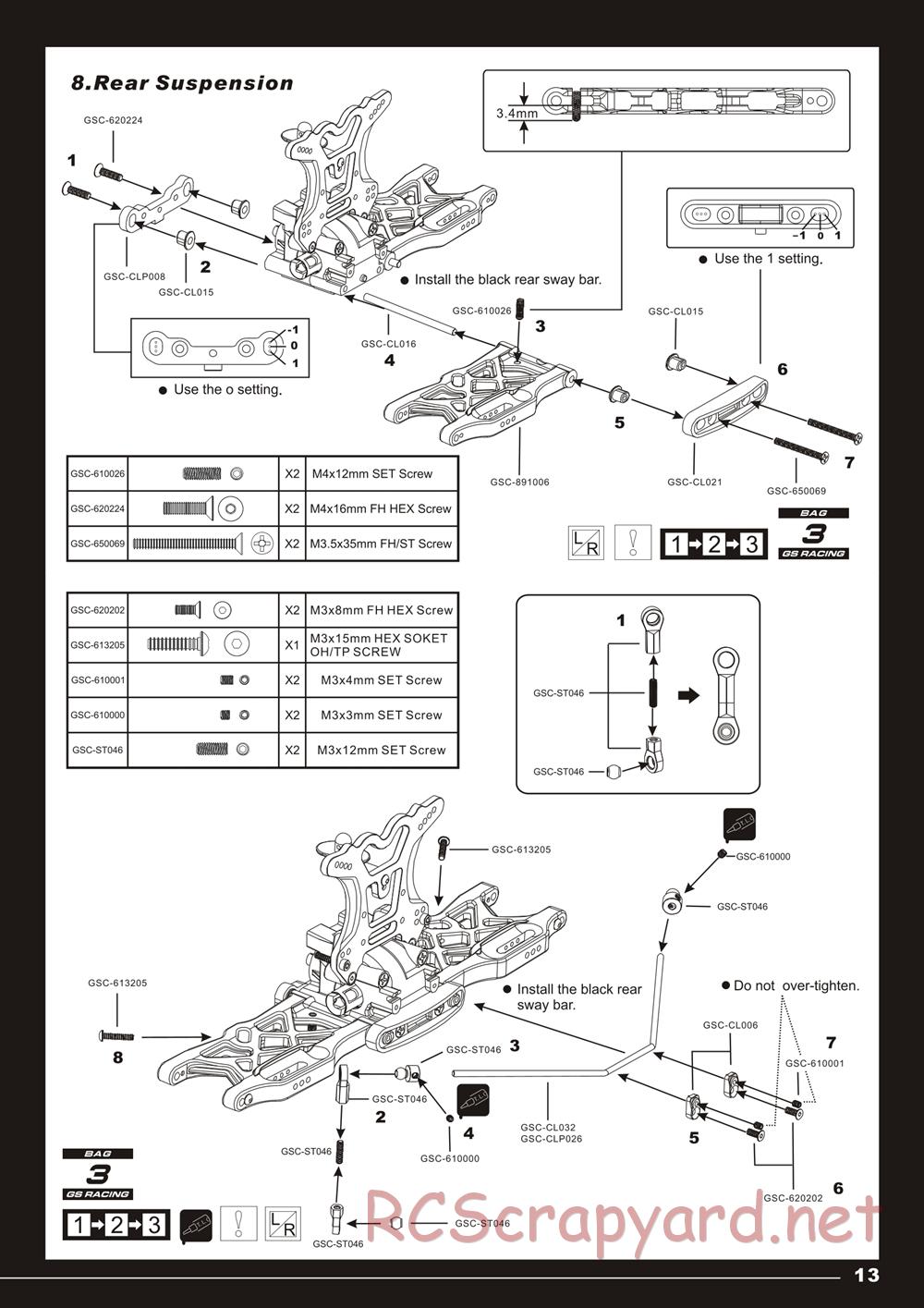 GS-Racing - Storm CLX - Manual - Page 13
