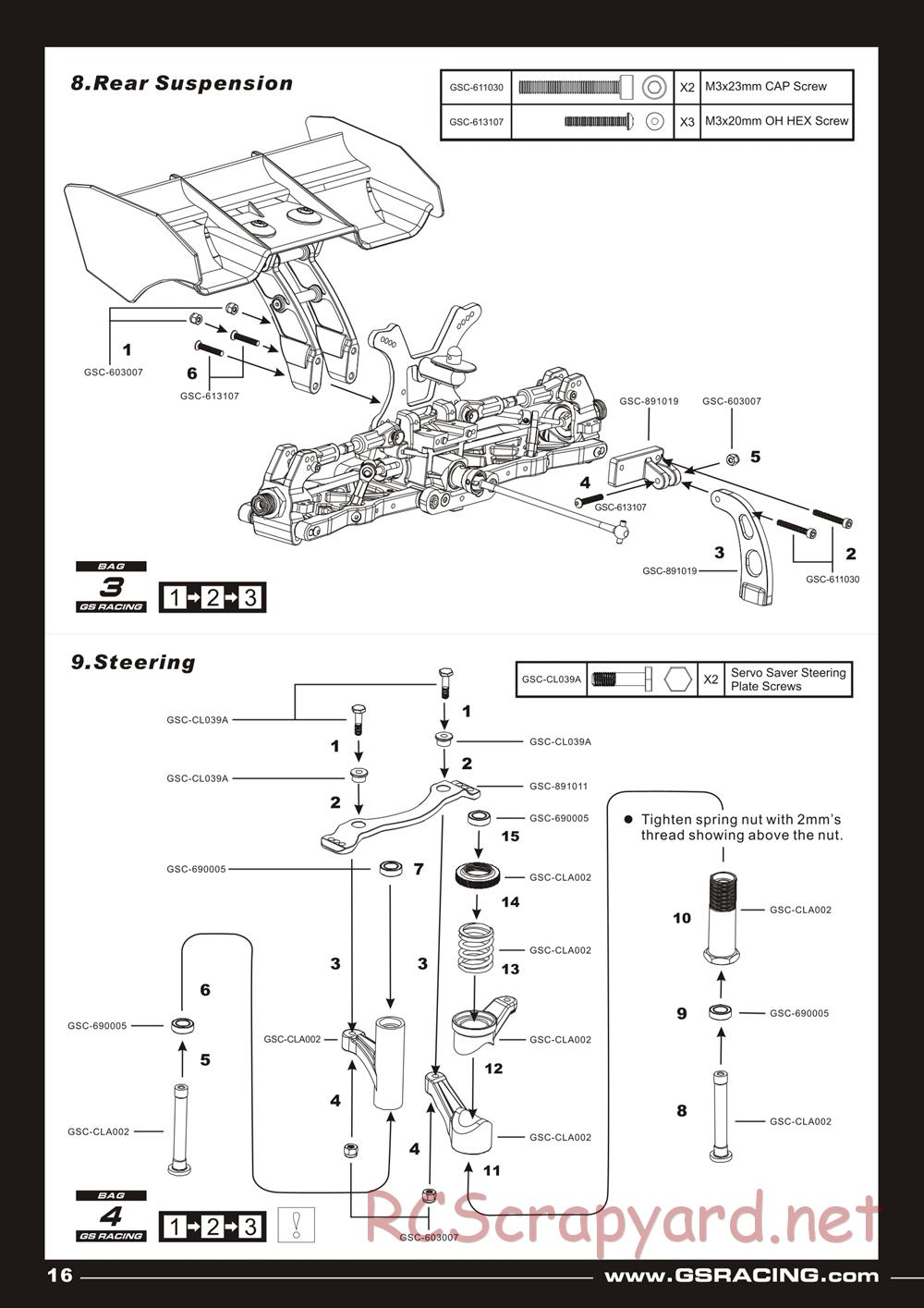 GS-Racing - Storm CLX - Manual - Page 16