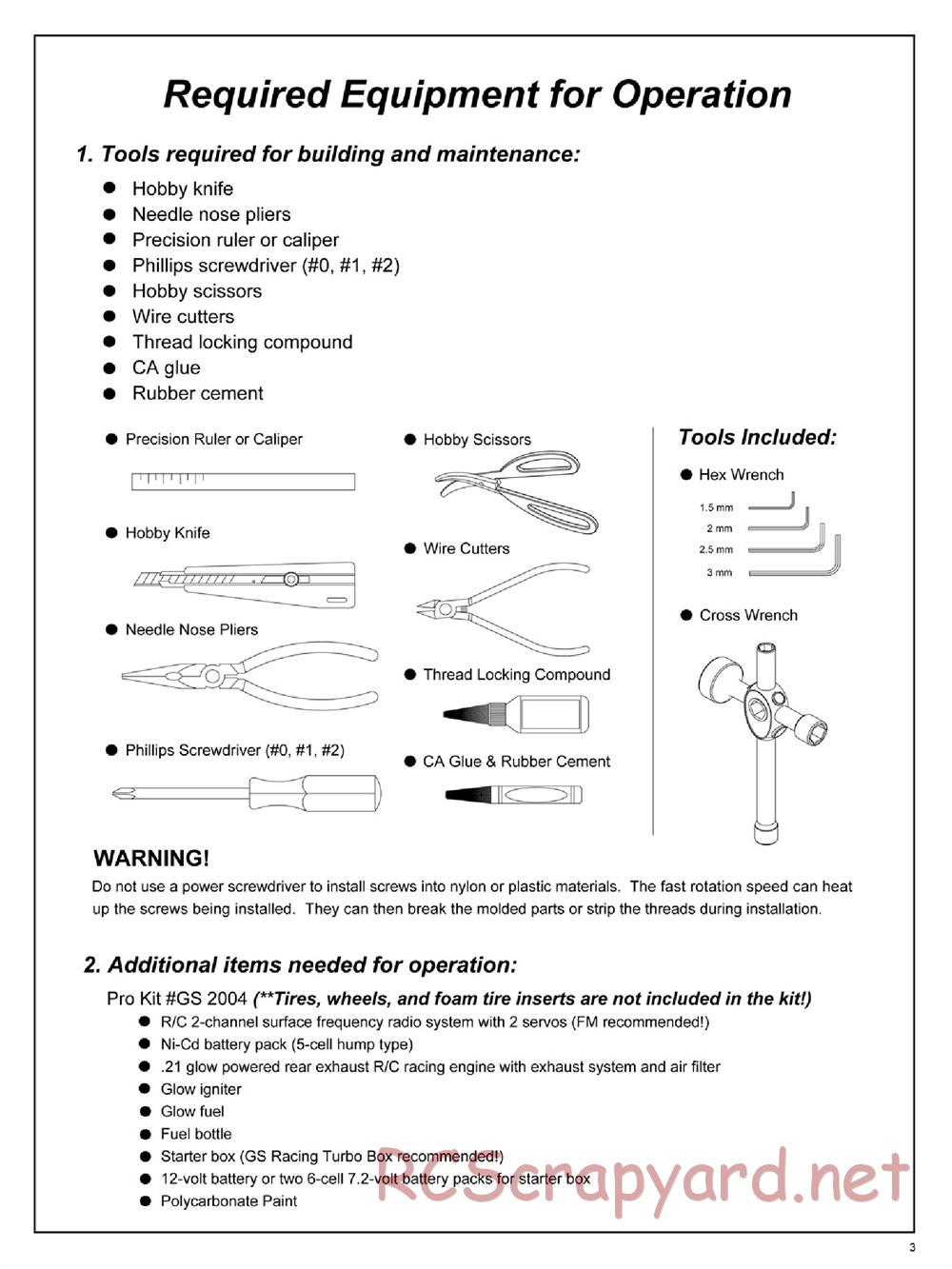 GS-Racing - Storm - Manual - Page 3