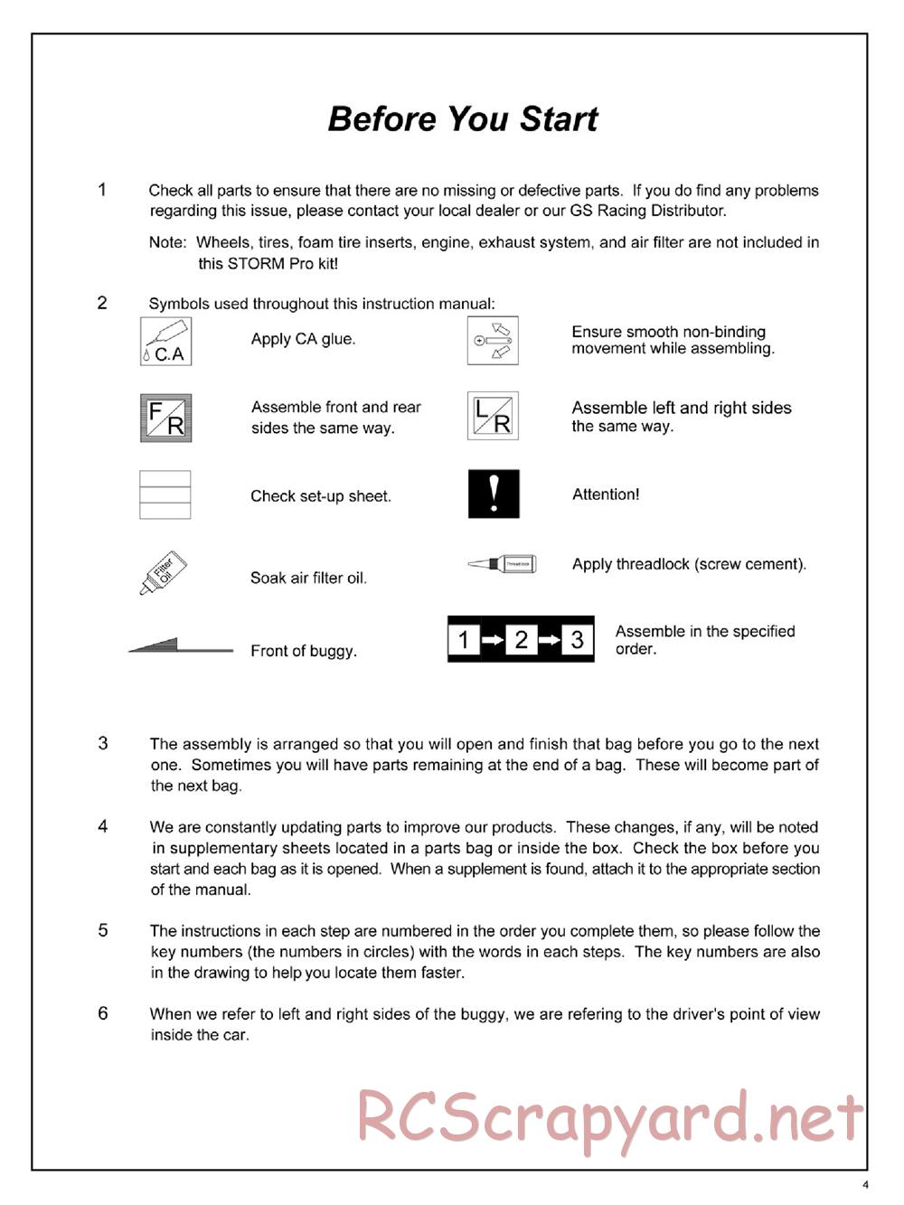 GS-Racing - Storm - Manual - Page 4