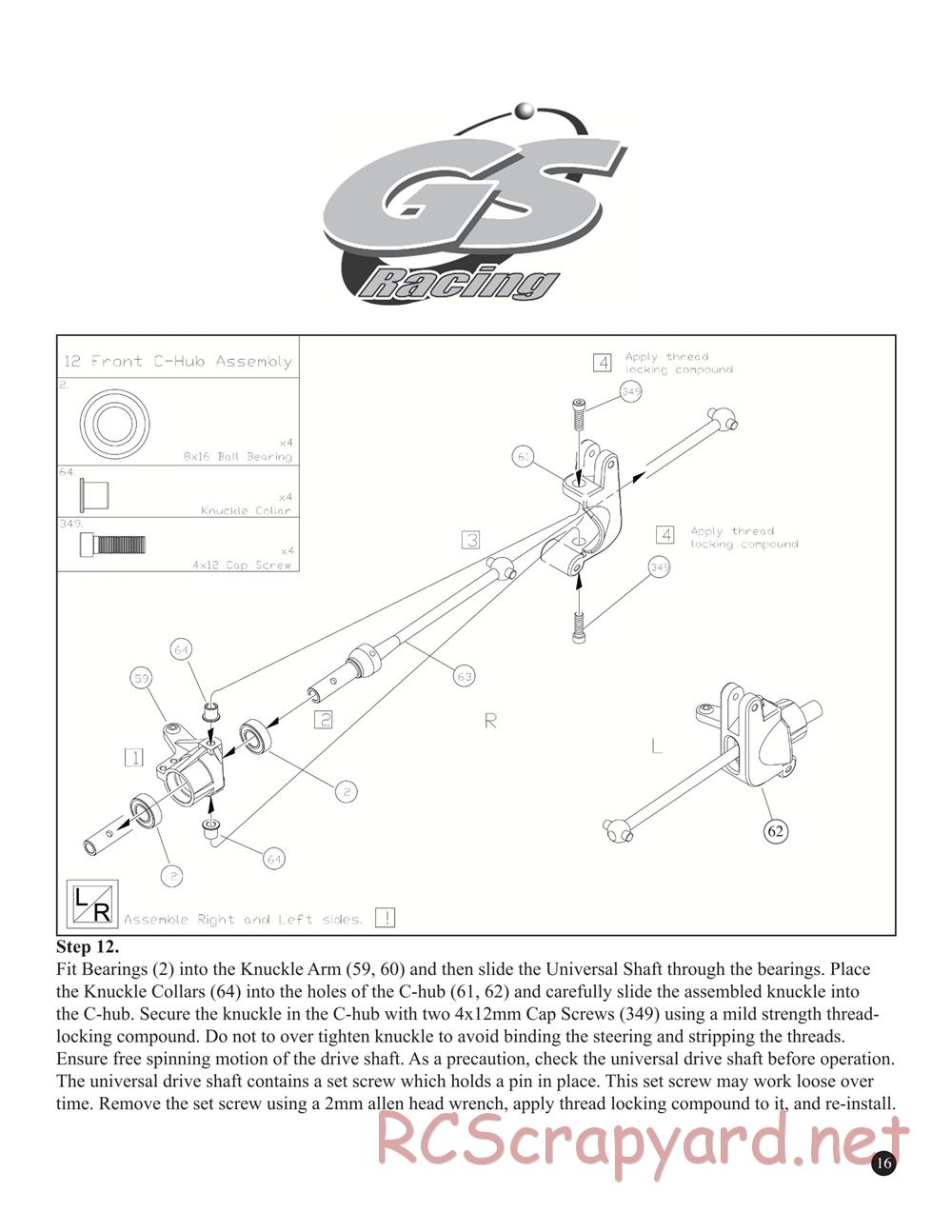 GS-Racing - Storm Unlimited Truck - Manual - Page 15