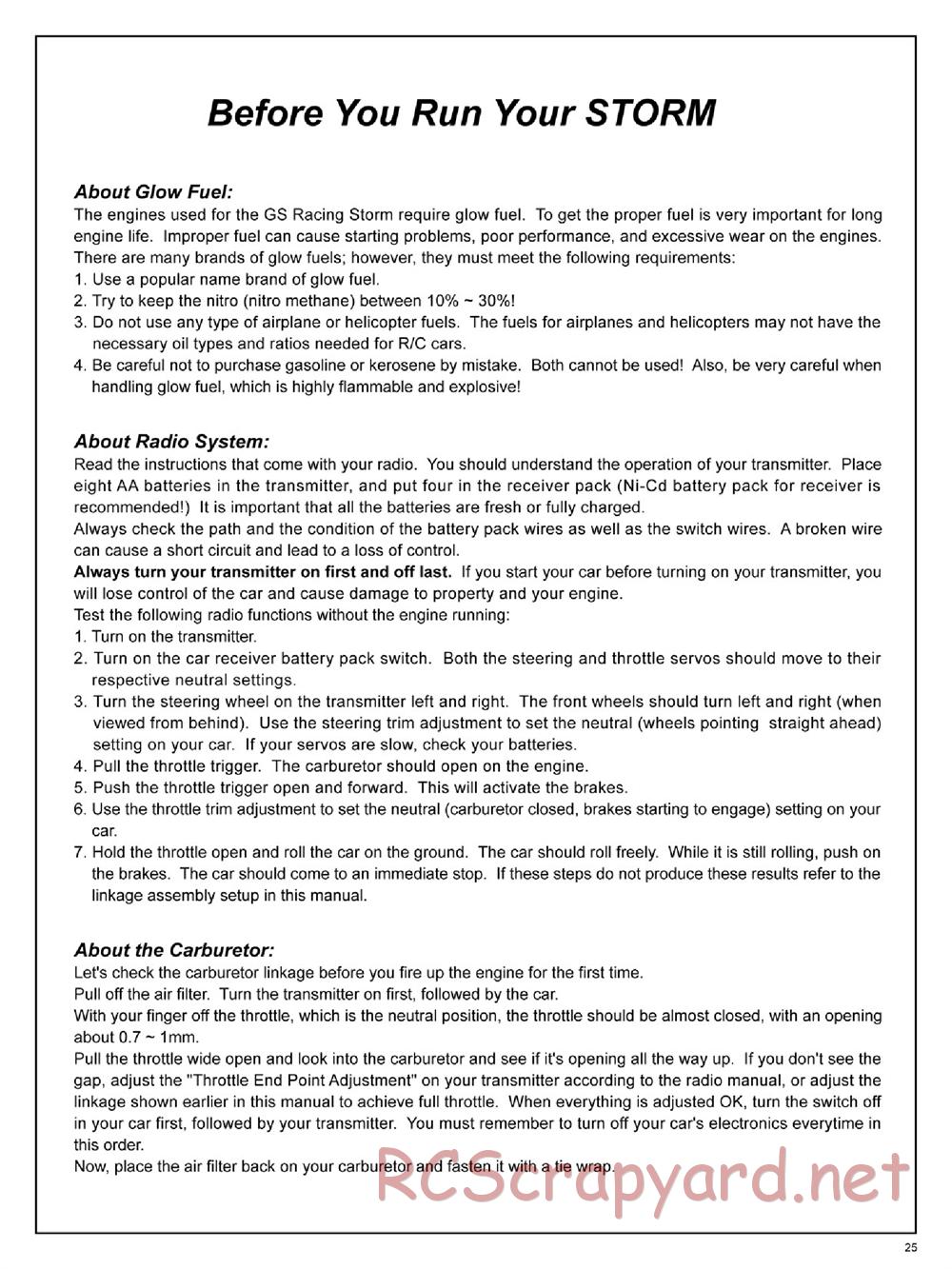 GS-Racing - Storm - Manual - Page 25