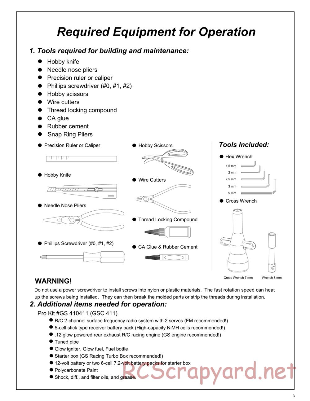 GS-Racing - Vision Pro - Manual - Page 3