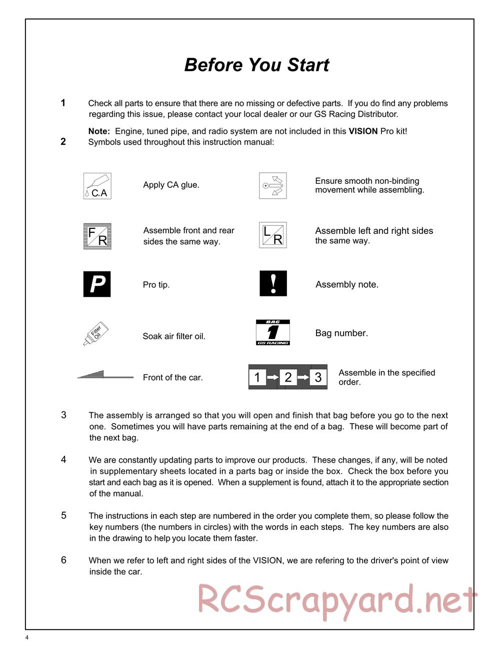 GS-Racing - Vision Pro - Manual - Page 4