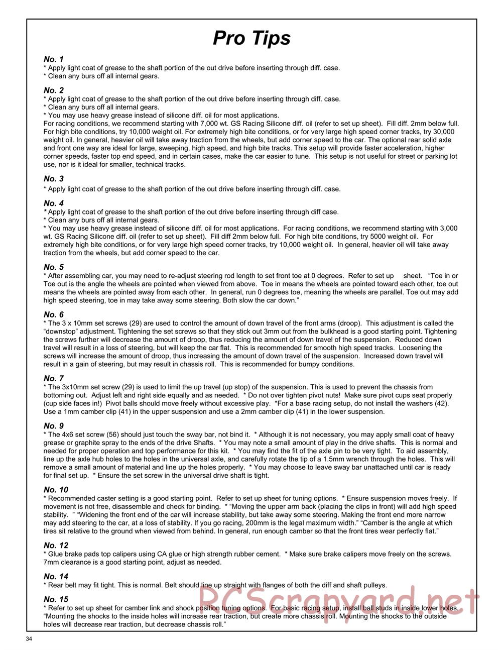 GS-Racing - Vision Pro - Manual - Page 34