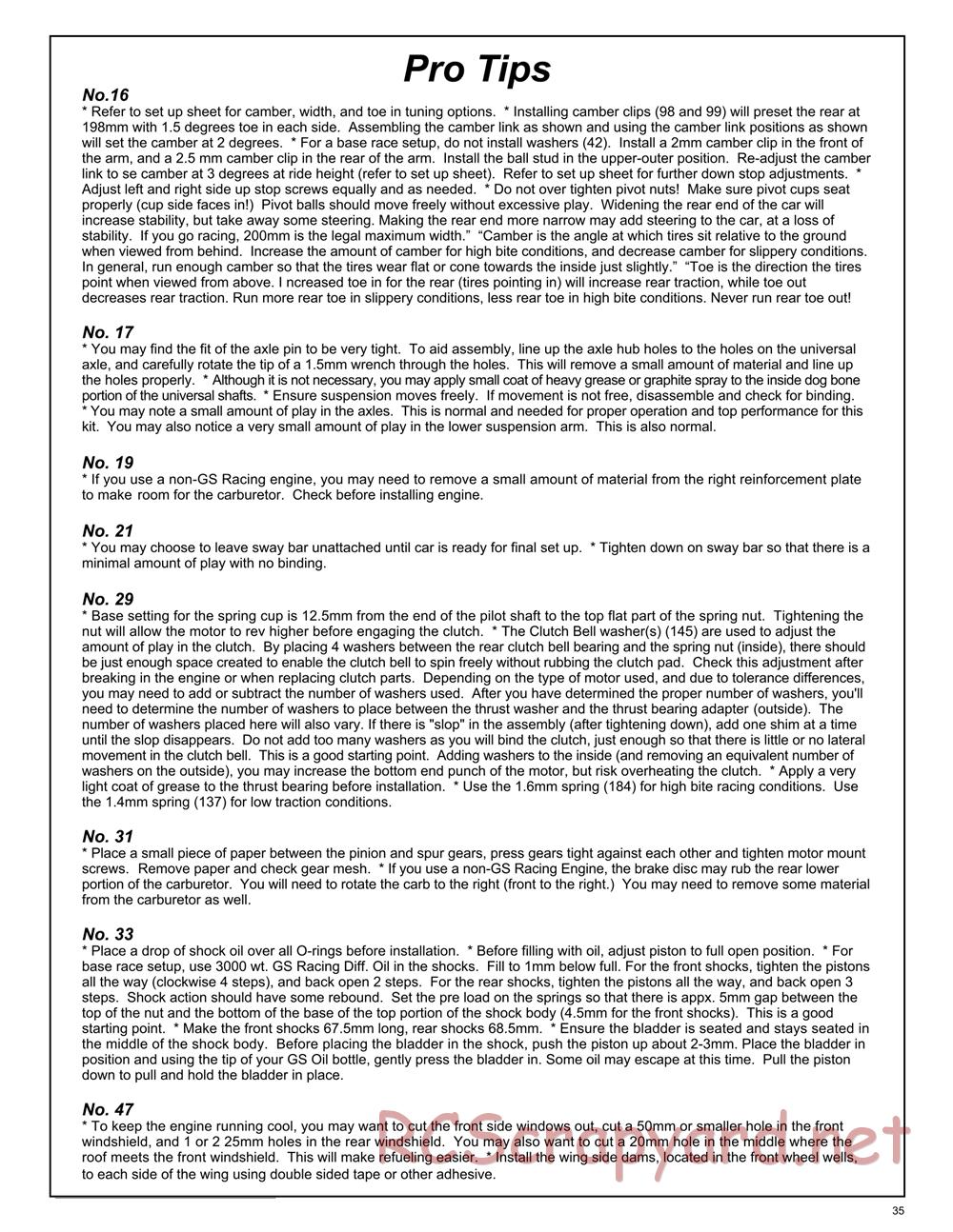 GS-Racing - Vision Pro - Manual - Page 35