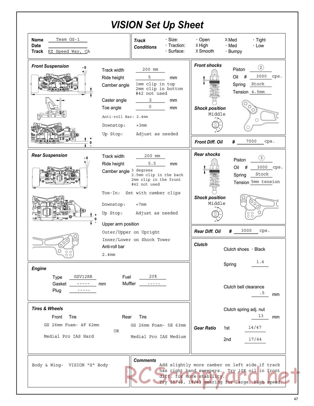 GS-Racing - Vision Pro - Manual - Page 47