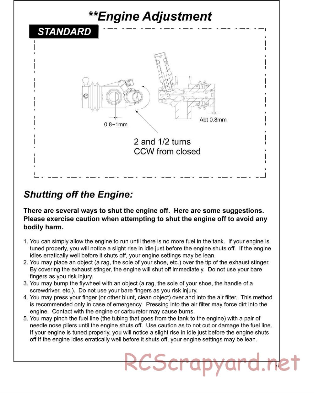GS-Racing - Vision RTR - Manual - Page 17