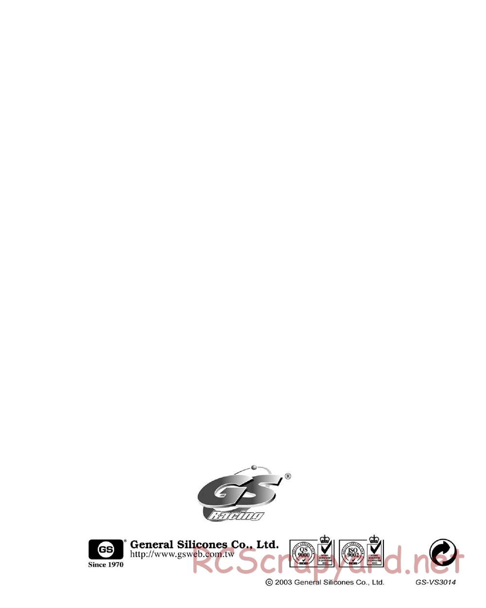 GS-Racing - Vision RTR - Manual - Page 32